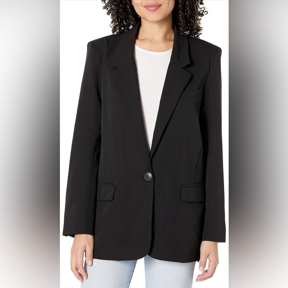 NWT Steve Madden BB Dakota Black Blazer Oversized Suit Jacket